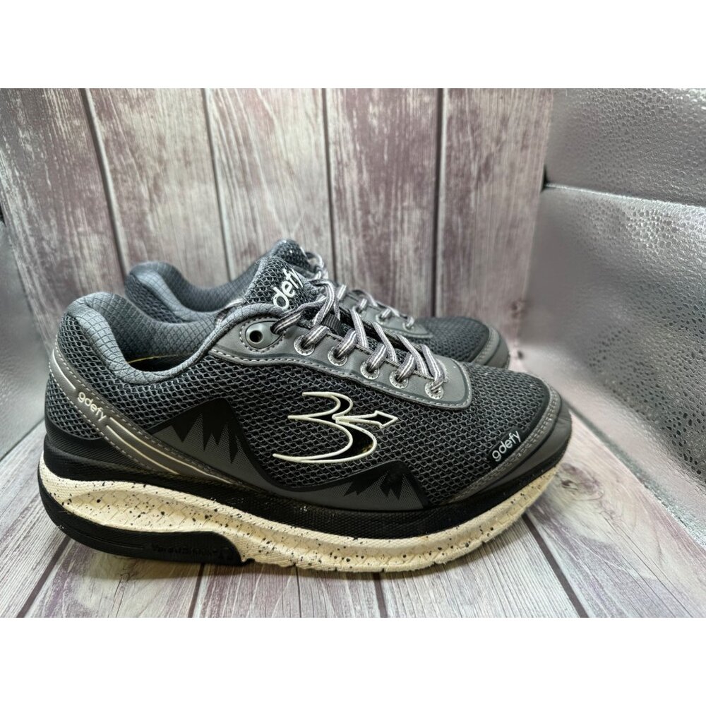 Gravity Defyer G-Defy Mighty Walk TB9024MGS-W Gray Orthotic Shoes Size 7